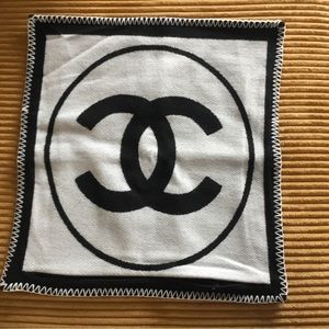 Chanel Black/White Pillow Sham AUTHENTICATED